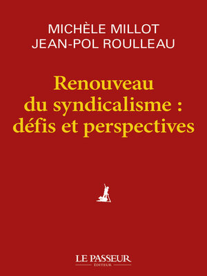 cover image of Renouveau du syndicalisme